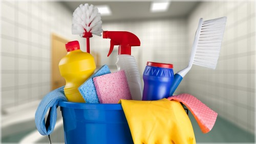 Charity donation and reuse-focused sustainability activity for carpet cleaning