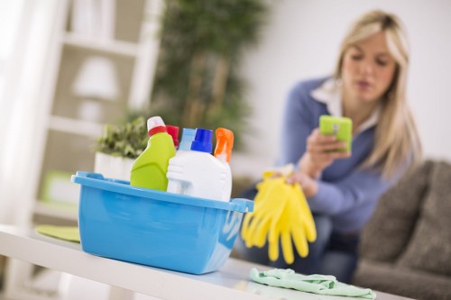 Deep upholstery cleaning equipment for a sofa